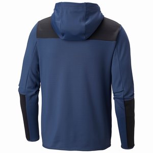 Columbia Tech Trail™ Hybrid Hoodie Herr Marinblå (EHWQD2615)